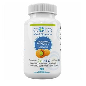 [해외직구]IV for Life Core Med Liposomal Vitamin C 코어 메드 리포소말 비타민C 1000mg 90소프트젤