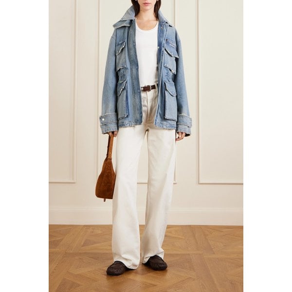 오브리 디스트레스드 데님 재킷 라이트 데님 46376663163046437