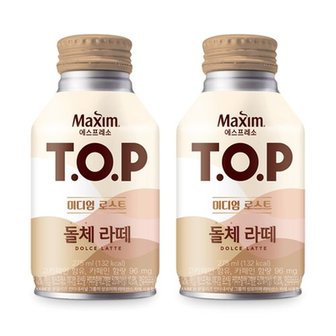  티오피 미디엄로스트 돌체라떼 275ml x 24캔 / TOP 캔커피