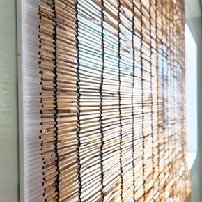 제이오마켓 프리미엄 탄화 천연갈대발 중 90x160cm