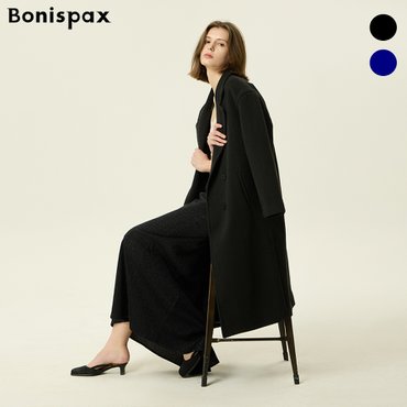 보니스팍스 헤링본 오버 숄더 시크 코트 (XP3CT001M0)