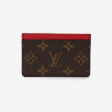 LOUIS VUITTON [국내/당일] 루이비통 포트 카트 심플 PM 카드홀더 레드 M82869