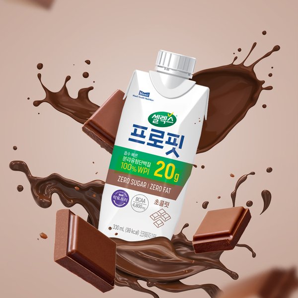 [본사직영] 프로핏 웨이프로틴 드링크 초콜릿 1박스 (330ML x 12입)