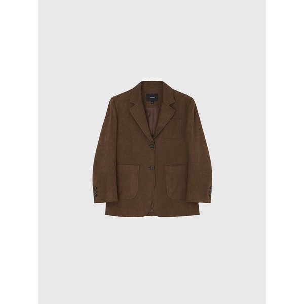 앤써니 싱글 스웨이드 자켓_브라운 / ANTHONY SINGLE SUEDE JACKET_BROWN