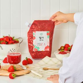 논산 딸기 82% 수제 딸기청 1kg 대용량 HACCP인증[34066768]