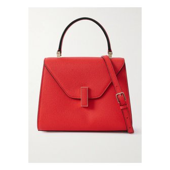 발렉스트라 이지데 미니 텍스처 가죽 토트 레드 46376663162892594