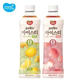 보성홍차 아이스티 제로 복숭아차 500ml x 24개/레몬차