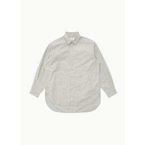 나나미카 23FW NANAMICA REGULAR COLLAR WIND SHIRT IN LIGHT GRAY