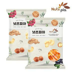 [넛츠피아] 건복숭아 슬라이스 500g x 2봉(총 1kg) 복숭아 함량 90프로