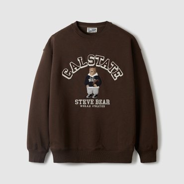 후아유 Steve Patch Sweatshirt WHMWE3923U