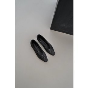 어반 위빙 스틸레토 플렛(Black, White)