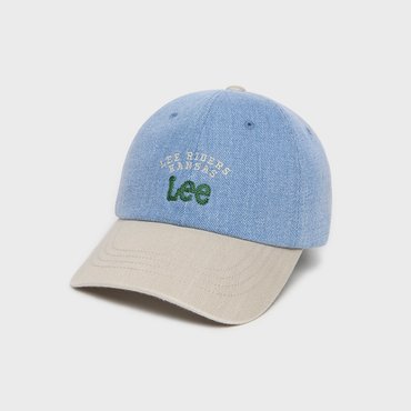 LEE 트위치 로고 배색 볼캡 베이지 LE2501CA03BE