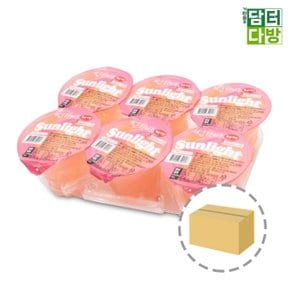 썬라이트 복숭아맛 푸딩젤리 180ml 1BOX (48개입) (WC57F88)