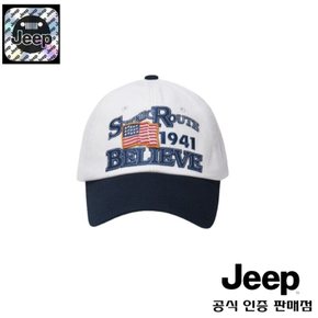 JR1GCU101 네이비 성조기 와펜 배색챙 볼캡_SC