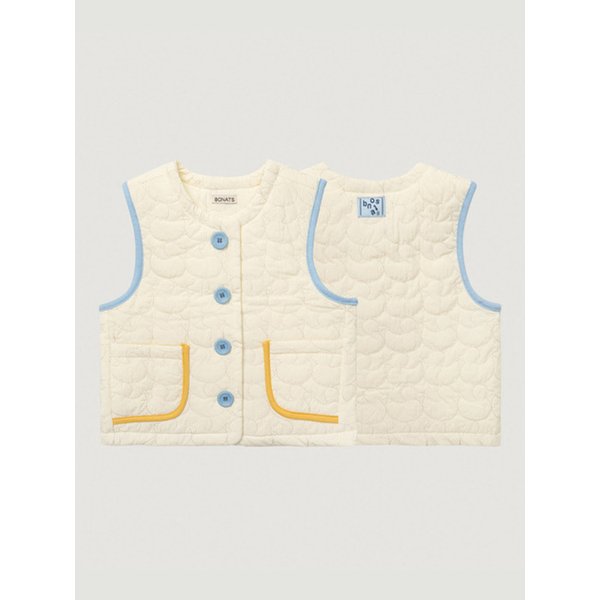 뽀덕 이지 퀼팅 베스트_CREAM