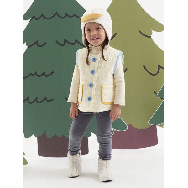 뽀덕 이지 퀼팅 베스트_CREAM