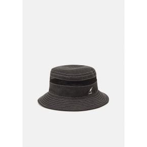 우먼 Kangol DISTRESSED BUCKET 유니섹스 남여공용 - Hat - 블랙 7874328