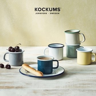 Kockums Jernverk 코쿰 법랑 머그 370ml