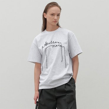 나인(Atelier Nain) (택가:59,000원)루프 체인 포인트 티(T-7046)