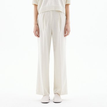 주드맥콜 Fanny Pintuck Pants_Ivory