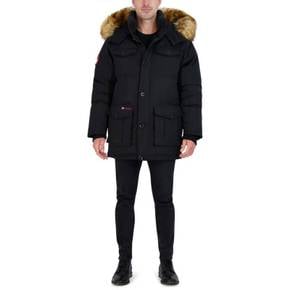 3924143 Canada Weather Gear Mens Faux Fur Heavyweight Parka Coat