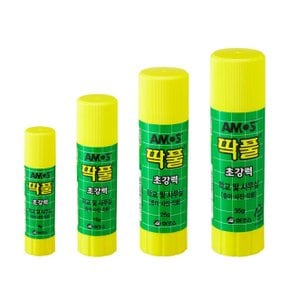 아모스 딱풀 고체풀 스틱 풀 재접착 투명 접착제 얇은 문방풀 8g 15g 25g 35g
