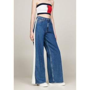 4746656 Tommy Hilfiger ARCHIVE CLAIRE HIGH RISE WIDE LEG - Flared Jeans denim medium