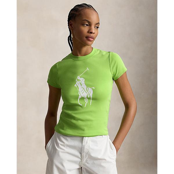 여성 빅 포니 스트레치 코튼 티(WMPOKNINCU21288300)