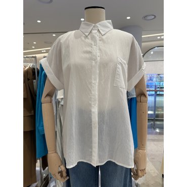 ab.f.z 썸머 카라넥 반팔 셔츠 블라우스 ASZ2ZB44