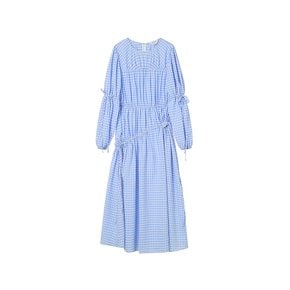 Tie Up Check Dress VC2412OP105M