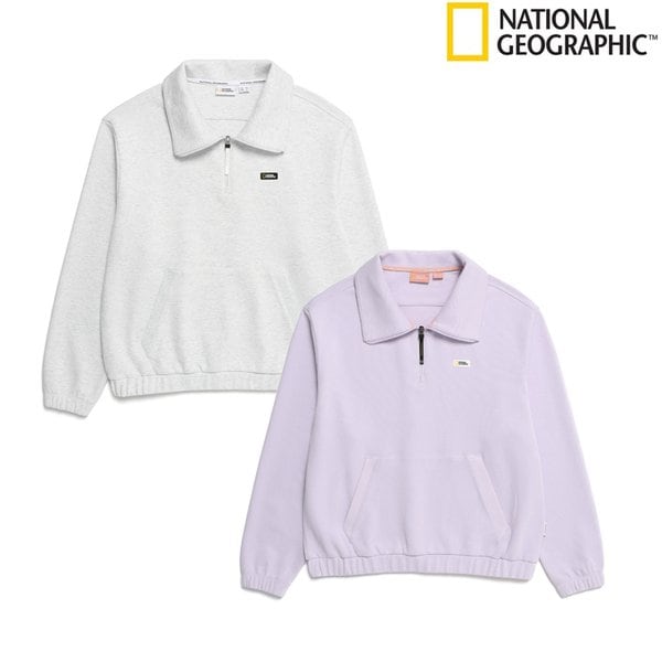 [시흥점] N233WSW031 여성 W`  아포리아 트레이닝 반집업 맨투맨