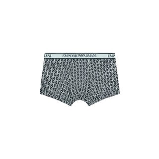 EMPORIO ARMANI 남성 로고 패턴 밴딩 드로즈 0814112329000