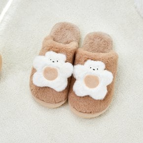 [버터샵] 보들보들 버터곰 페이스 슬리퍼 FREE 브라운