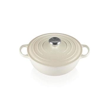  독일 르크루제 냄비 Le Creuset La Marmite 21114247160430 Cast Iron Meringue 24 cm 1432562