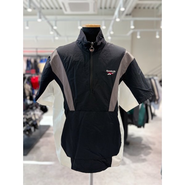 [여주점] REJU5EA31BK  DNA 컬러블록 반팔 아노락  남녀공용반팔티셔츠