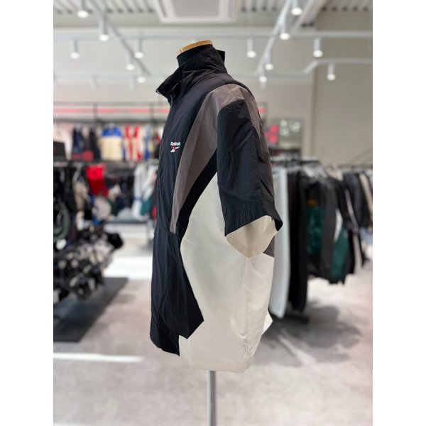 [여주점] REJU5EA31BK  DNA 컬러블록 반팔 아노락  남녀공용반팔티셔츠