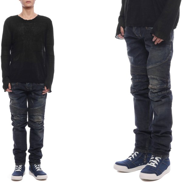 [부산점] 남성 바이커 데님 팬츠 (W2HT500B800 155)