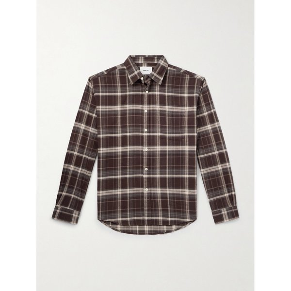 NN.07 디온 5465 체크 코튼 플란넬 셔츠 46376663162930041