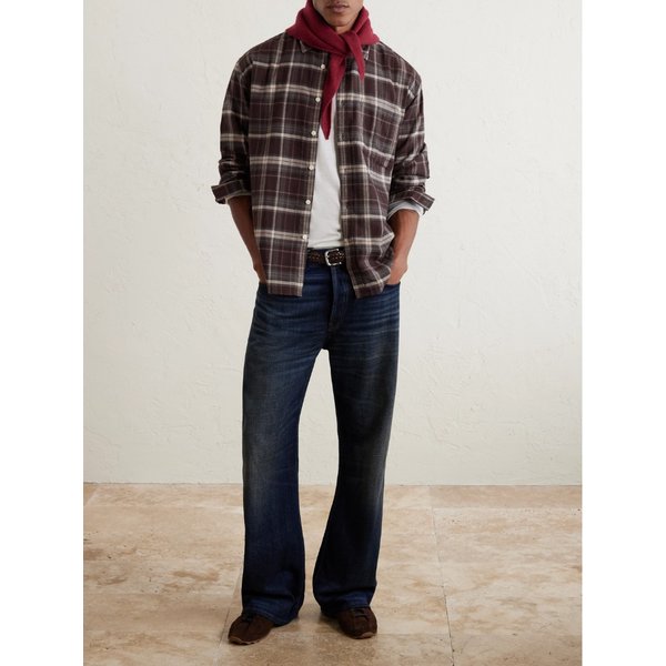 NN.07 디온 5465 체크 코튼 플란넬 셔츠 46376663162930041