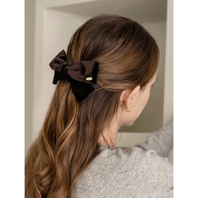 HDM014 Classic velvet ribbon hair pin