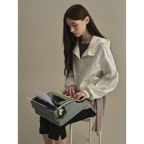 CASUAL HOODIE ANORAK (sand ivory)