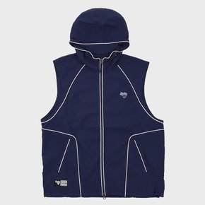 PIPING LINE VEST [NAVY]