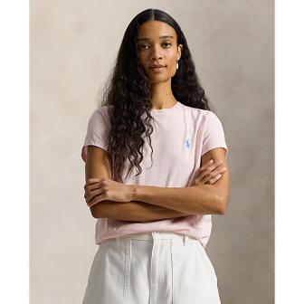 폴로 랄프 로렌 여성 클래식핏 코튼 저지 크루넥 티(WMPOKNINCU21249650)