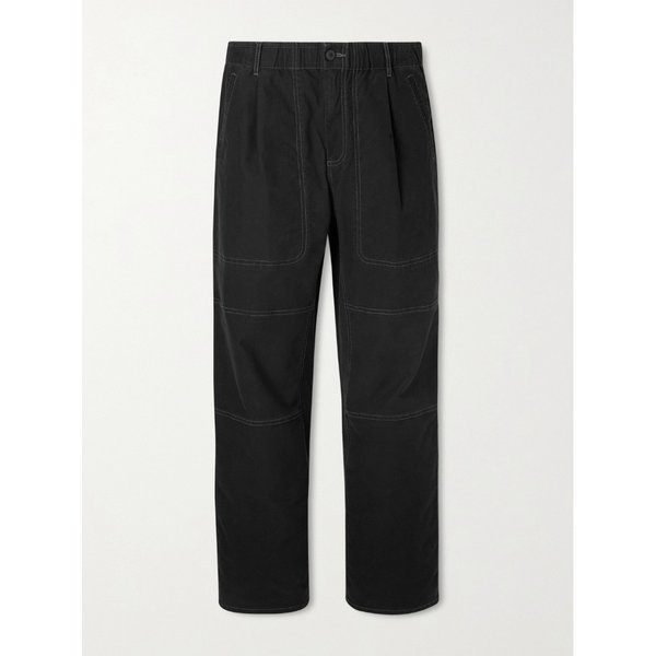 어셈블리 스트레이트 레그 플리츠 코튼 블렌드 팬츠 46376663162945678