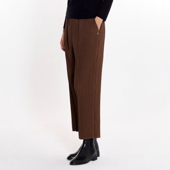 신세계라이브쇼핑 [플리츠미] 자가드 퀼팅 핀턱 배기 팬츠_PPPTW025005