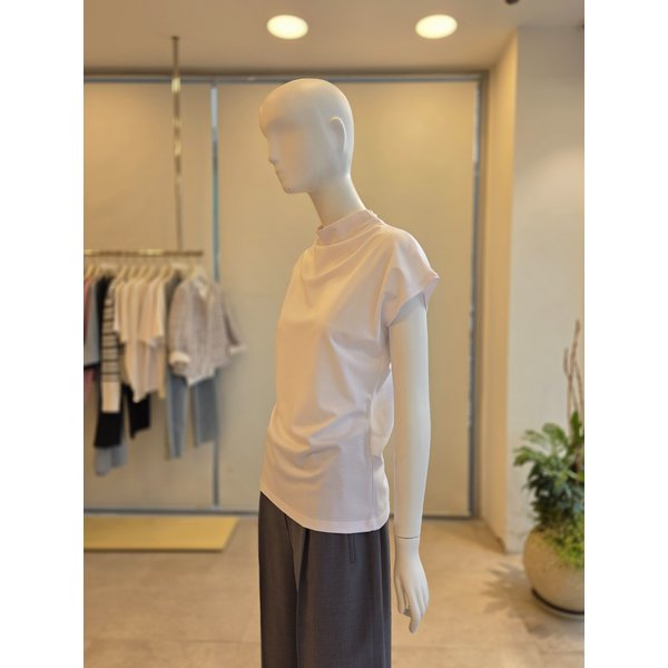 [여주점] [더 아이잗] 여성 캡 슬리브 카울넥 티셔츠 (ISRM0TS701)