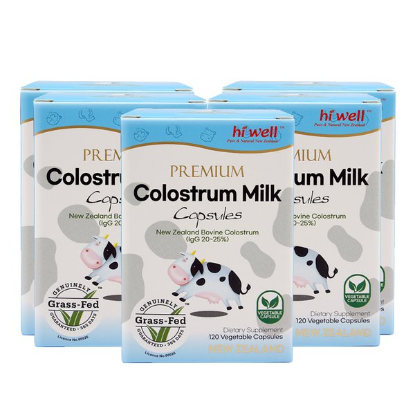 하이웰 프리미엄 초유 Colostrum 500mg 120정 5개