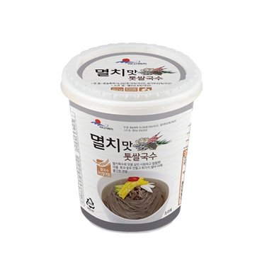 아이홈푸드 [바다가득 컵국수] 저칼로리 멸치맛 톳 쌀국수 82g*6개