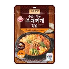 오뚜기 오늘밥상 송탄식사골 부대찌개양념 110g 10개