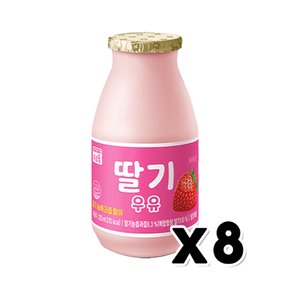 푸르밀 딸기우유 과즙함유 225ml x 8개